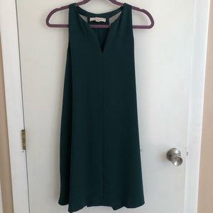 Loft dress, forest green, size small
